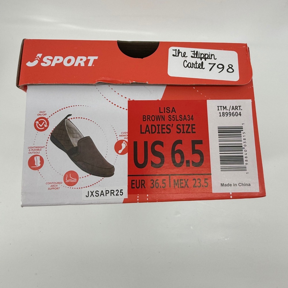 JSport by Jambu Lisa Brown Quilted Faux Fur‎  Slip On Shoes S5LSA34 Women 6.5 - Picture 8 of 8